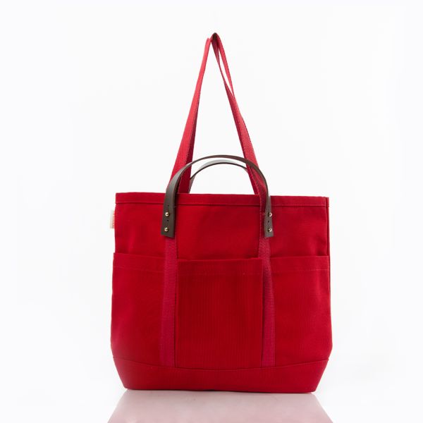 CanvasCraft Leather-Handled Tote